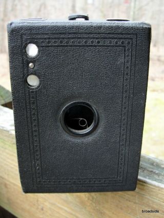 Eastman Kodak No.  2 Hawk - Eye Special Box Camera - Moroccan Leather Covering