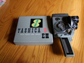 Vintage Yashica S - EⅢ 8mm Movie Film Camera -