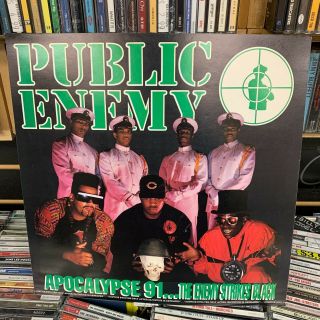 Public Enemy // Apocalypse 91 - 12x12 Album Promo Flat Poster (90s Vintage)