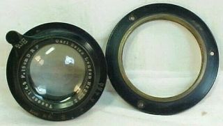 Vintage Carl Zeiss Jena Nr.  226252 Tessar 1:4.  5 F=15cm Lens & Mount Ring