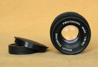 Pentacon Auto 50/1.  8 50mm Mc German Standard Prime Lens Praktica M42 Cla