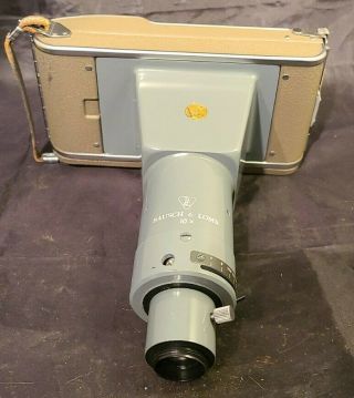 Vintage - Polaroid Land Camera Model 80b W/bausch & Lomb 10x Lens K57