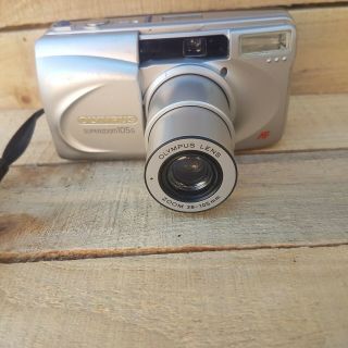 Olympus Zoom 105g Af 35mm Point & Shoot Film Camera Silver -