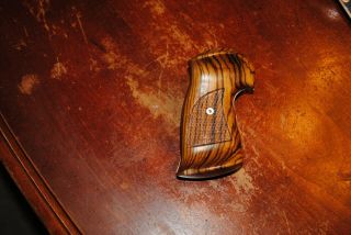 Vintage Sile Target Grips For Colt Python Checkered Wood Grips I Frame 6