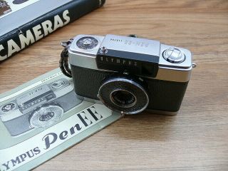 Olympus Pen - Ee W/ 2.  8 Cm F:3.  5 Half Frame Camera