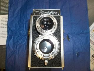 Ricoh Ricohflex Vintage 120 127 Film Tlr Camera Needs Work/focus Locked