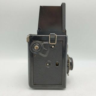 Vintage Voigtlander Brilliant 6x6 120 TLR Camera Voigtar 7.  5cm F3.  5 Lens READ 3