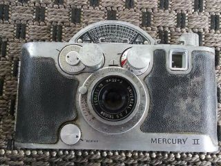 Vintage Mercury 2 Model Cx Camera Produced By Universal Camera Corp.  Made In Usa
