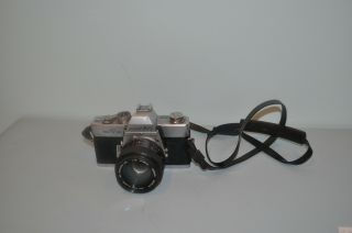Minolta Srt101 35mm Film Camera With 50mm F/1.  4 Lens