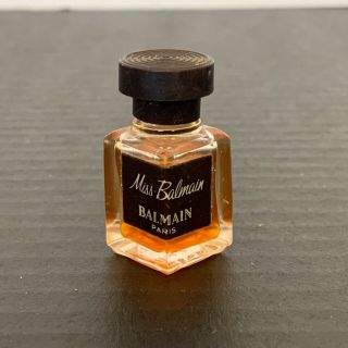 Vintage Miss Balmain By Balmain Paris Miniature Perfume Bottle Full