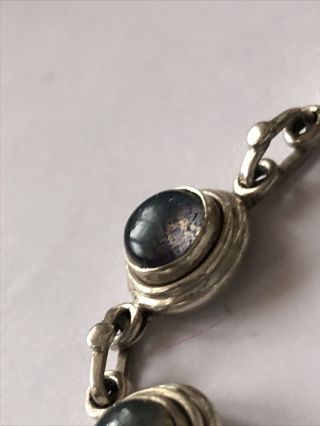 Designer Jonber Quality Vintage Bracelet sterling silver 925 W Labradorite 18.  5g 3