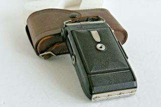 Zeiss - Ikon Simplex Folding Camera Art Deco Style F:6.  3 F = 10.  5 Nettar Lens,  Case