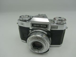 Zeiss Ikon Contaflex Bc 35mm Film Slr Camera - Tessar 50mm F2.  8 Lens As - Is