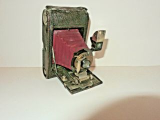 Eastman Kodak Co F.  P.  K Automatic Folding Camera T.  B.  I With Bausch And Lomb Lens
