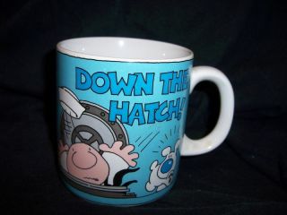 Vintage Ziggy Down The Hatch Navy Mug