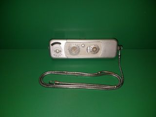 Vintage Minox B Wetzlar German Spy Camera W/ Chain 1958 - 61