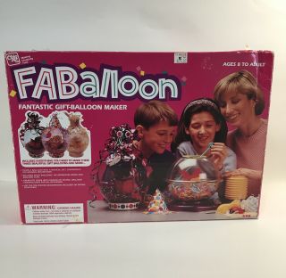 Vintage Ohio Art Faballoon Fantastic Gift Balloon Maker 90s Decoration Craft Fun