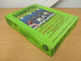 Subbuteo Table Soccer Continental Club Edition,  Vintage Football Game,  1973 - 74