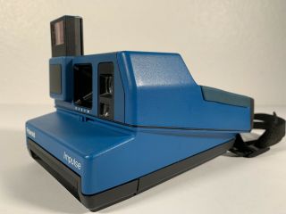 Vintage Polaroid Impulse Blue Instant Camera 600 Film Fast Same Day 2