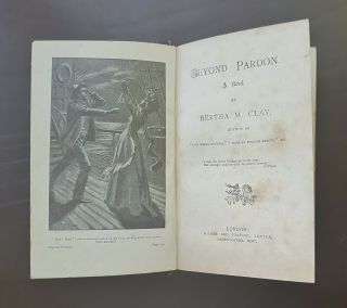 Vintage Book ' Beyond Pardon ' by Bertha M.  Clay - Pub ' d by Milner and Co.  Ltd 3
