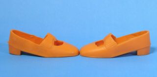 Vintage Crissy Doll Orange Bow Shoes Brandi Terry Tressy Ideal 1969 2