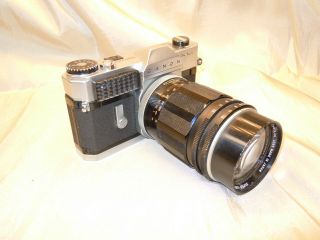 Vintage Canon Canonflex Rm W/135mm F/2.  5 R Lens