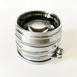 Canon 50mm F/1.  8 Ltm Leica L39 Mount Lens