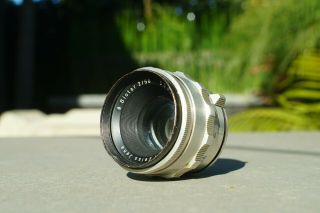 Carl Zeiss Jena Biotar 58mm F/2 Exakta Mount Lens - Focus Somewhat Stiff