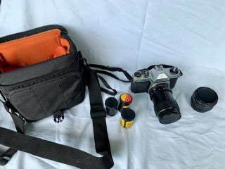 Pentax K100 35mm Camera With Lens And Case
