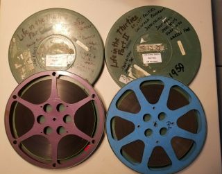 16mm Film " Life In The Thirties " (two Reels) Part 1 & 2 Black & White