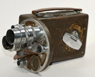Vintage Bell & Howell Filmo Auto Master 8mm Movie Camera - 4 Lenses