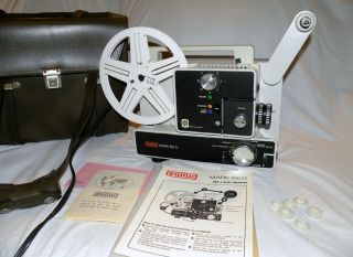 Eumig Mark 610 D Dual 8 Movie Projector 8mm/super 8 Motor Powers On Spindles Run