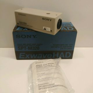Guaranteed Good Sony Hi - Res Black And White Video Camera Spt - M320