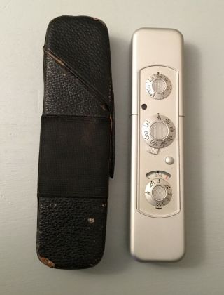 Minox C Spy Camera With Leather Case