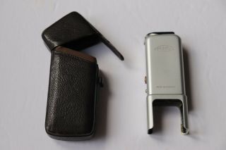 Minox B Flash Gun Attachment With Leather Case And Instructions - Looks