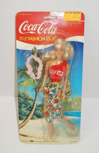 Vintage Coca Cola Barbie Clone Fashion Doll 4020 Bbi Toys 1980s