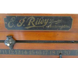 Vintage Riley Snooker / Billiards Scoreboard