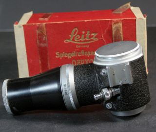 E Leitz Leica Visoflex I With A (ozyxo 16485 Wetzlar Nr 9416 W/box 5x Magnifier
