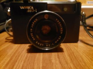 Yashica Mg - 1 Rangefinder Film Camera Body W/45mm F2.  8 Lens 35mm