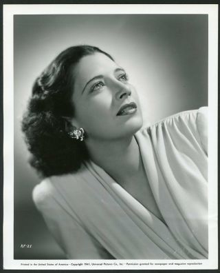Kay Francis In Stylish Pensive Portrait Vintage 1941 Photo By Ray Jones