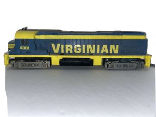 Vintage Tyco Ho Alco 430 Diesel Locomotive,  Virginian 4301 Parts D - 4a