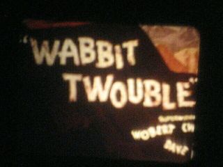 16mm Color Sound Bugs Bunny Elmer Fudd Wabbit Twouble Cartoon Film