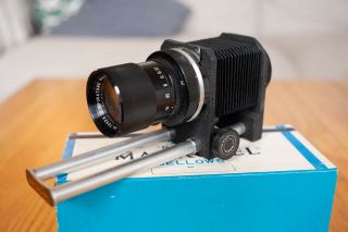 Spiratone Macrobel Macro Bellows with 150mm f/4.  5 Lens for Minolta 2