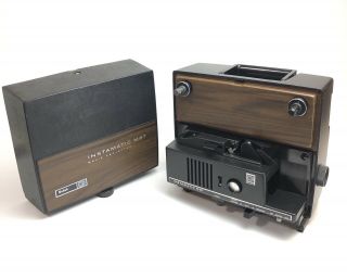 Vintage Kodak Instamatic M67 Movie Projector With Reel And Carry Case -