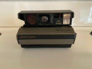 Polaroid Spectra Camera w/ Film Tripod & Manuals Includes Case 2