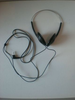 Vintage Sony Mdr - 013 Walkman Headphones • Metal Band No Foam Pads •