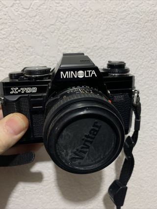 Minolta X - 700 Classic Film Camera With Md 50mm F/1.  4 Lens