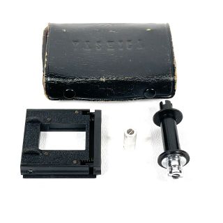 :yashica 120 6x6 35mm Film Adapter Kit W/ Case For 635 Tlr Camera