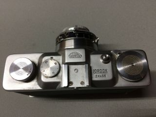 Leidolf Wetzlar Lordox 24x36 Film Camera w/ Lordon 5cm.  F2.  8 Lens & Case 2