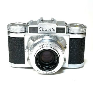 :braun Paxette 35mm Film Rangefinder Camera W/ Steinheil 45mm F2.  8 Lens